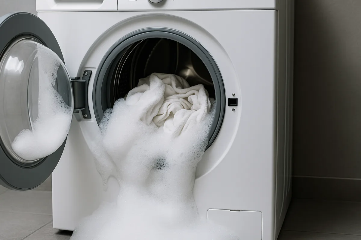 Cosa succede se usi troppo detersivo in lavatrice? Il rischio nascosto per tessuti e macchina