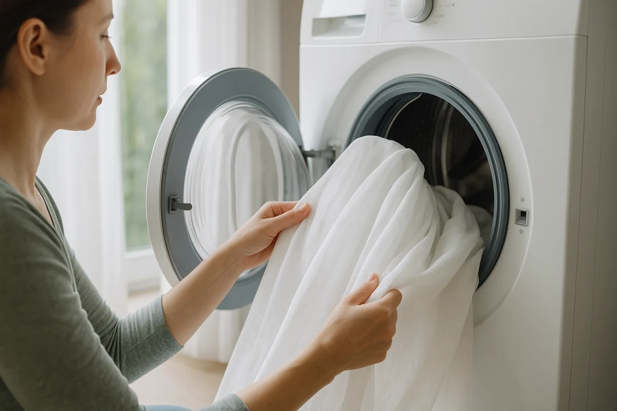 Come si puliscono in modo sicuro le tende di casa? Il sistema efficace che previene il restringimento