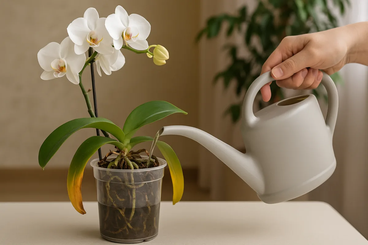 Cosa succede se si annaffiano troppo le orchidee? Il rischio più comune e come evitarlo