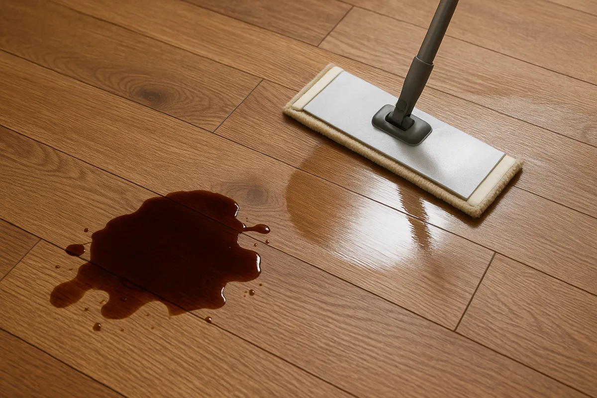 Pavimenti che si macchiano subito: cosa sbagli nell’uso delle cere protettive