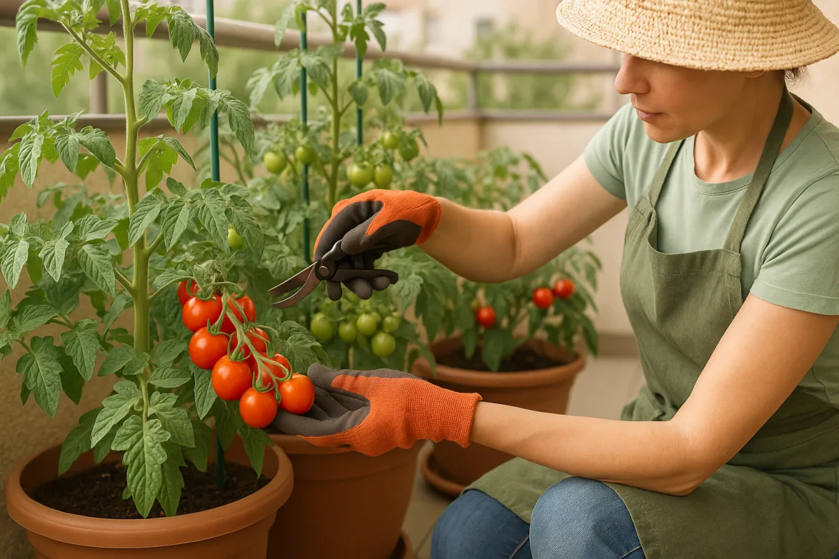 Coltivare pomodori in vaso sul balcone: i trucchi che aumentano il raccolto già la prima stagione