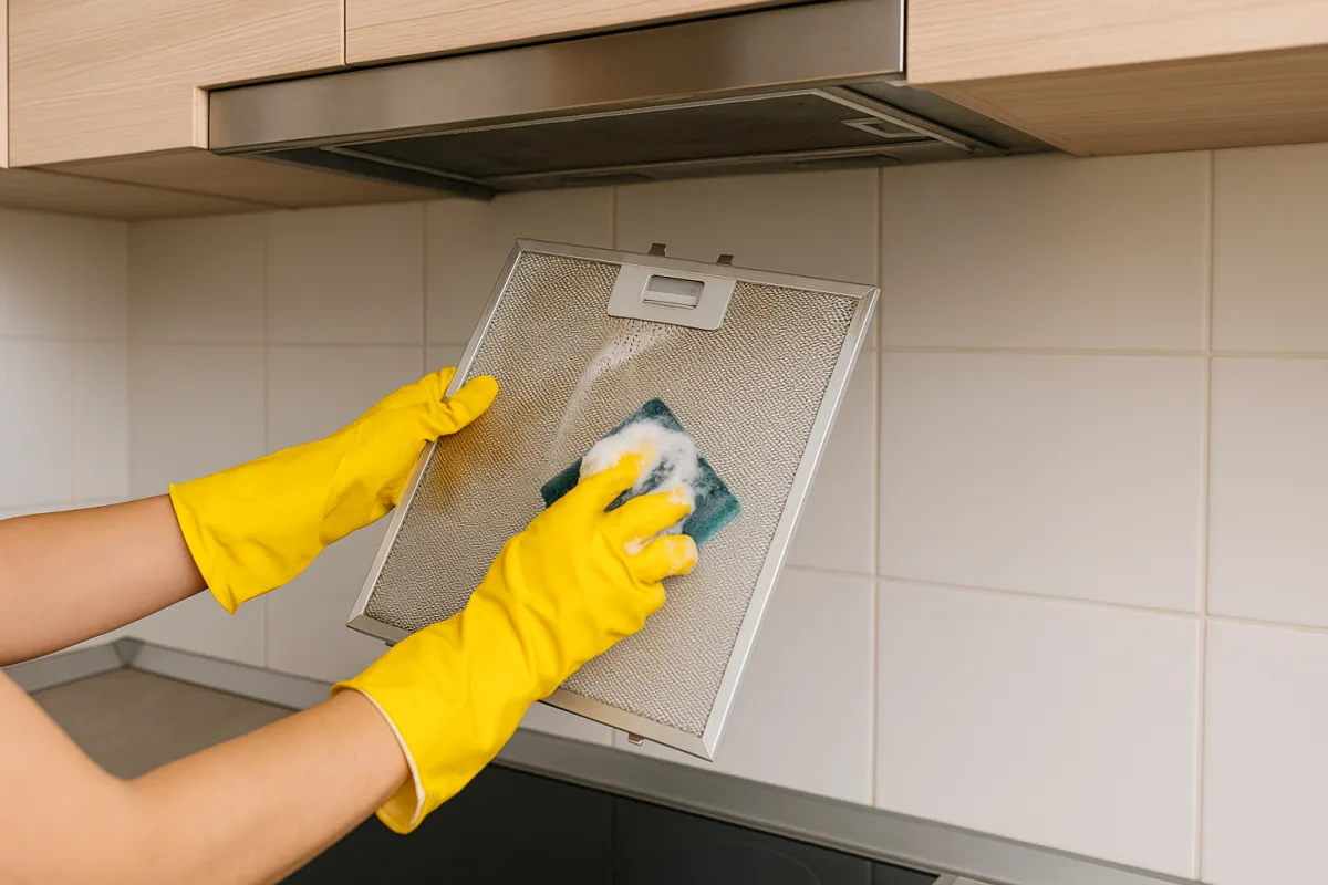 Come si puliscono i filtri della cappa da cucina? Il passaggio spesso sottovalutato