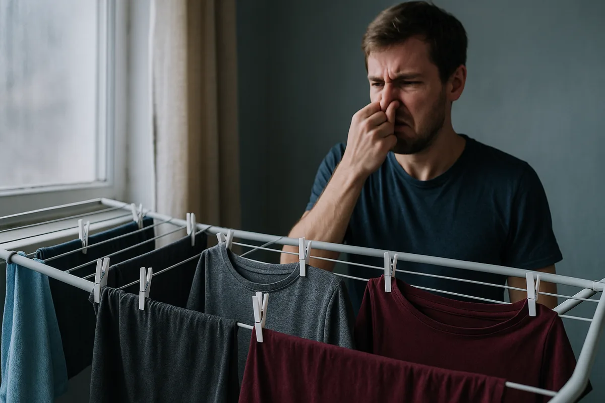 Cosa si rischia se stendi il bucato in una stanza poco ventilata? L’errore che favorisce i cattivi odori