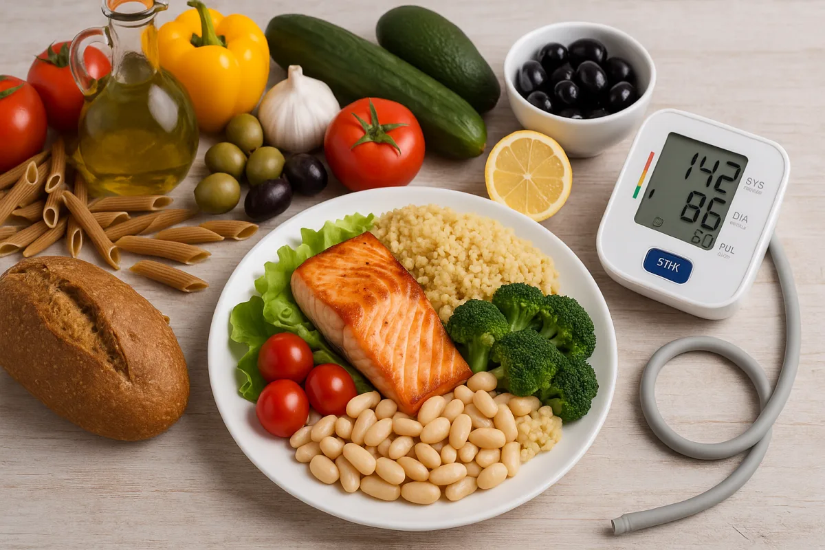 Dieta mediterranea e pressione alta: il menù tipo che protegge il cuore
