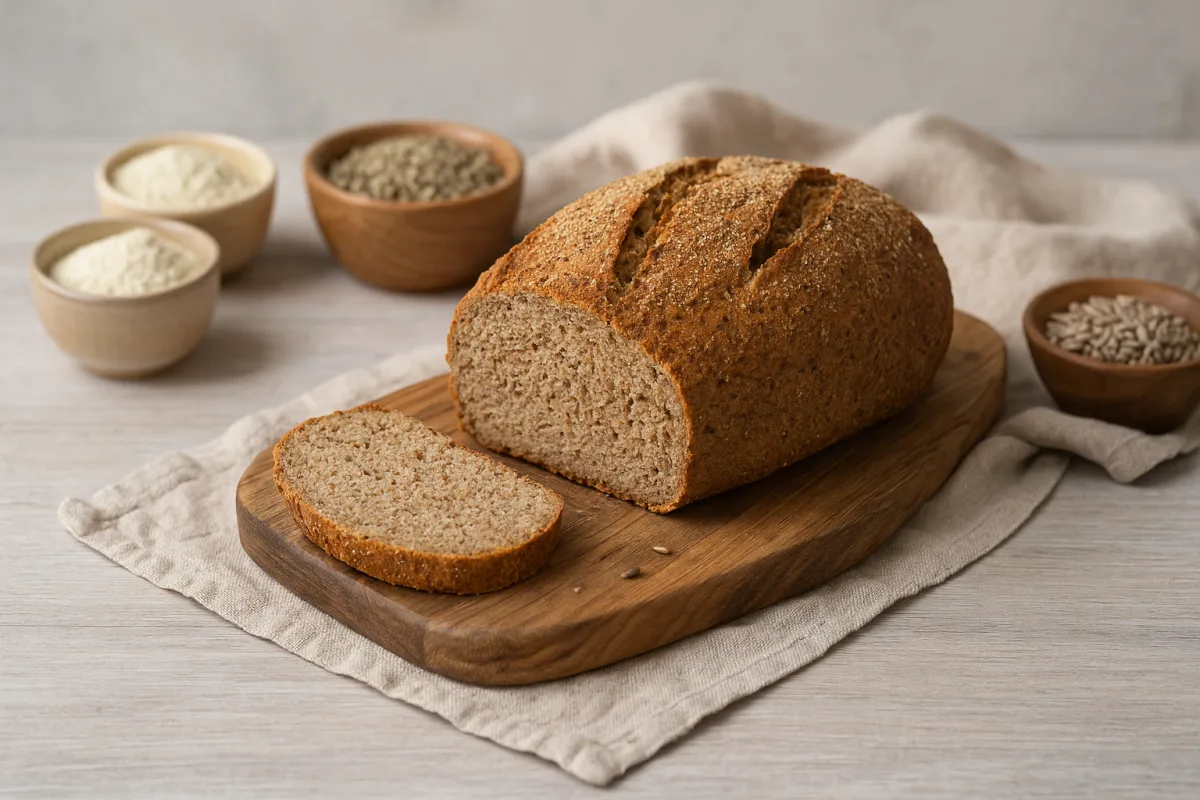 Pane fatto in casa con farine alternative: la ricetta facile che riduce il picco glicemico