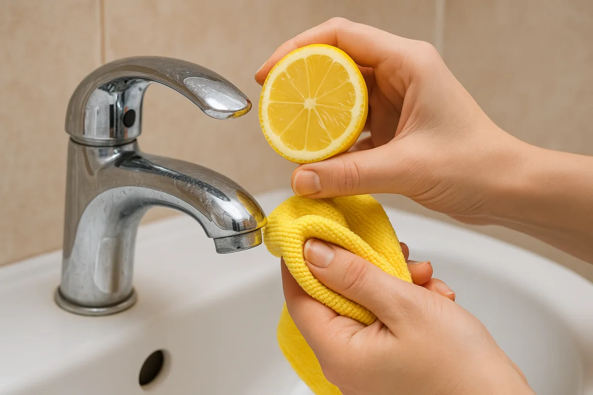Come eliminare gli aloni d’acqua sui rubinetti cromati? Il rimedio che restituisce brillantezza senza graffiare