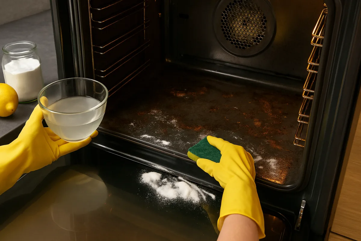 Come pulire il forno incrostato senza fatica? Sistema naturale che non lascia odori sgradevoli