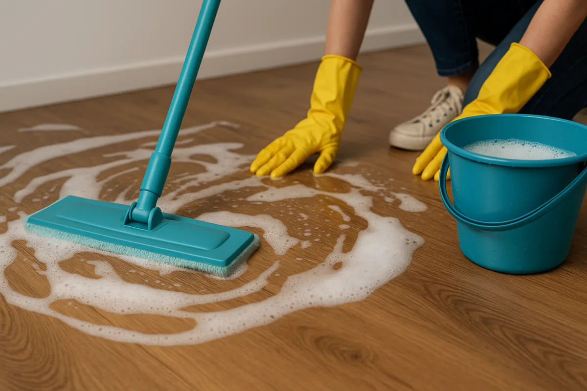 Cosa succede se si puliscono i pavimenti con troppo detersivo? Il rischio per salute e superfici