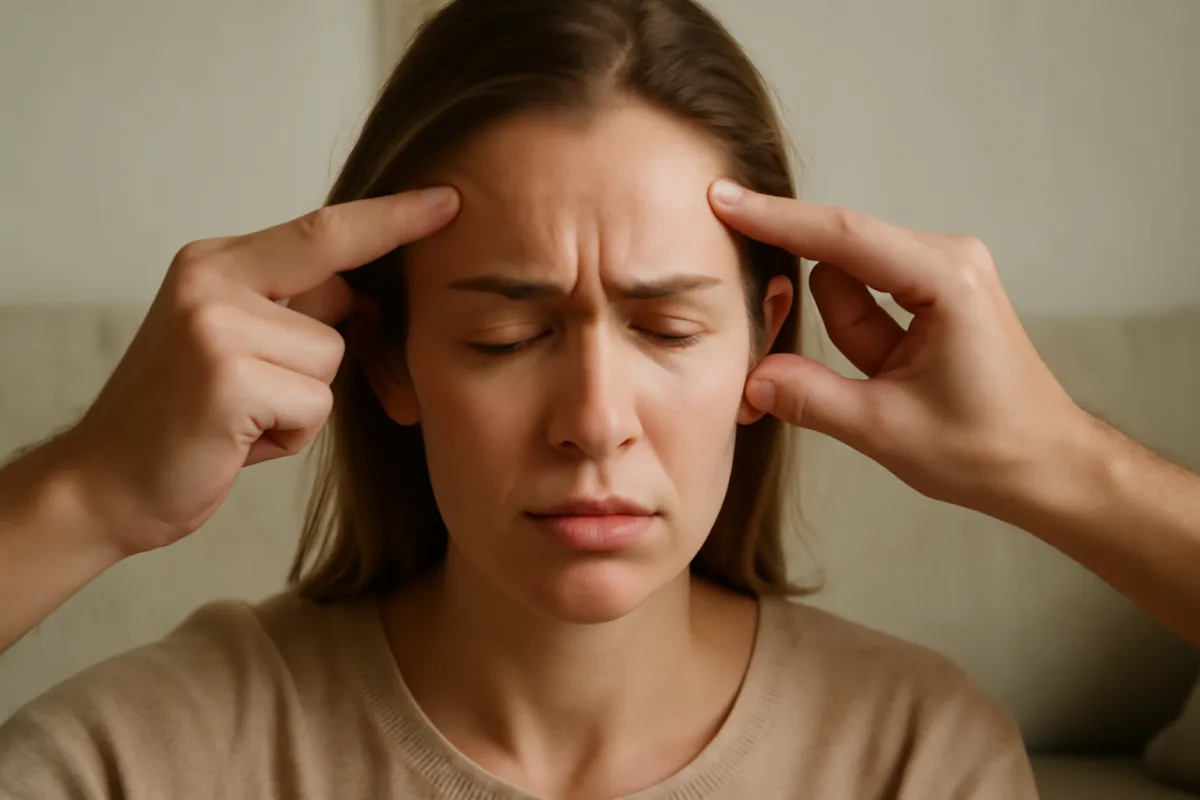 Tensione alla testa da stress: i punti di pressione che danno sollievo immediato