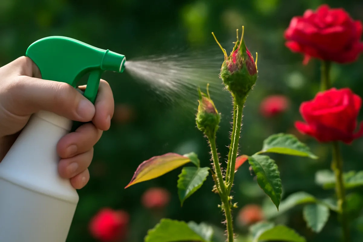 Afidi sulle rose: come bloccarli prima che distruggano i nuovi germogli