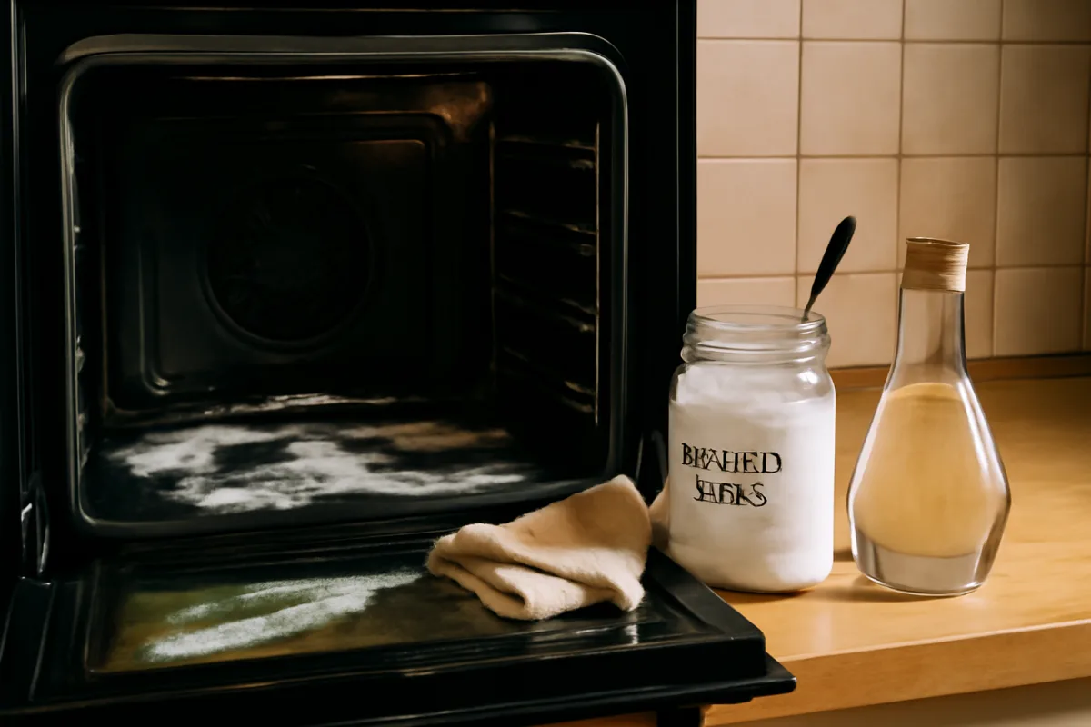 Forno pulito con bicarbonato e aceto: perché funziona meglio dei prodotti chimici