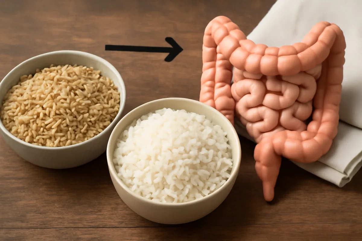Riso integrale o bianco per l'intestino: la risposta che cambia le tue abitudini