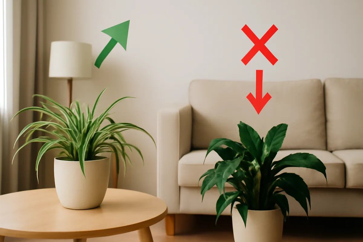 Posizione delle piante purificanti in casa: l'errore che ne dimezza l'effetto