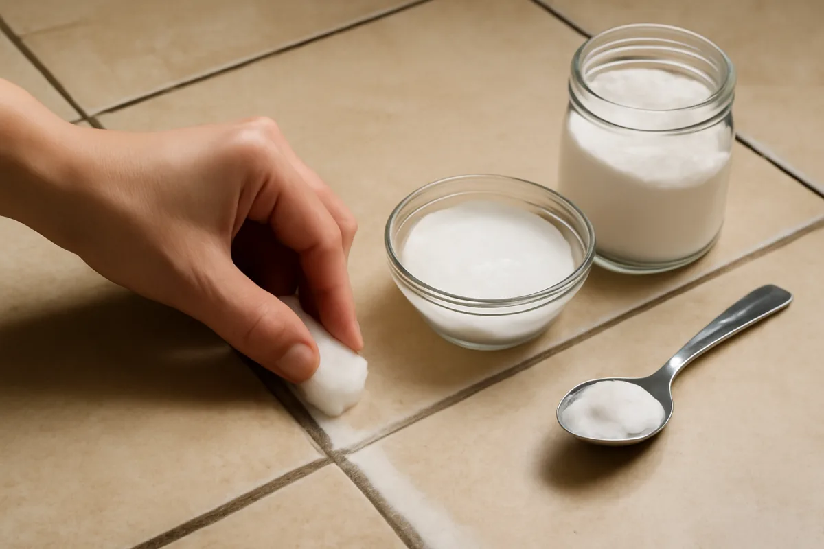 Fughe del pavimento annerite: l'ingrediente da cucina che le schiarisce davvero