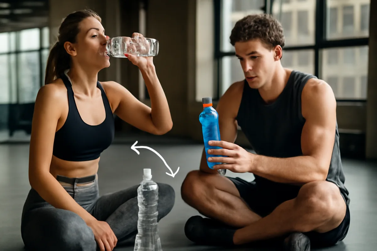 Acqua o bevande sportive durante lo sport: cosa scegliere in base all'intensità