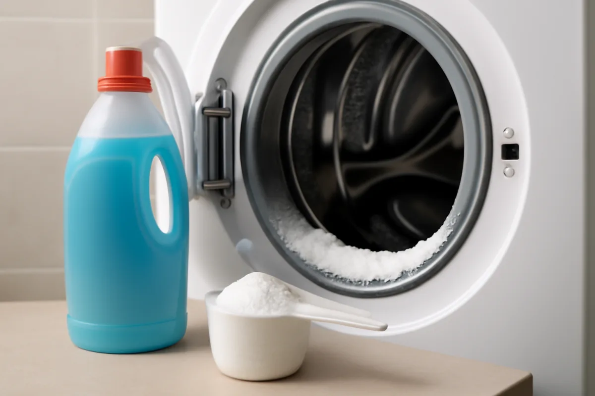 Detersivo liquido o in polvere in lavatrice: quale rischia di accumularsi di più