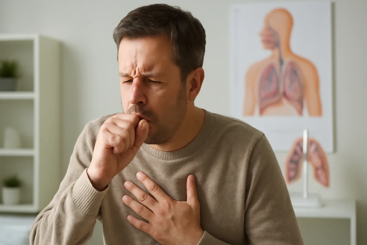 Tosse secca persistente senza febbre: cosa rivela sul tuo sistema respiratorio