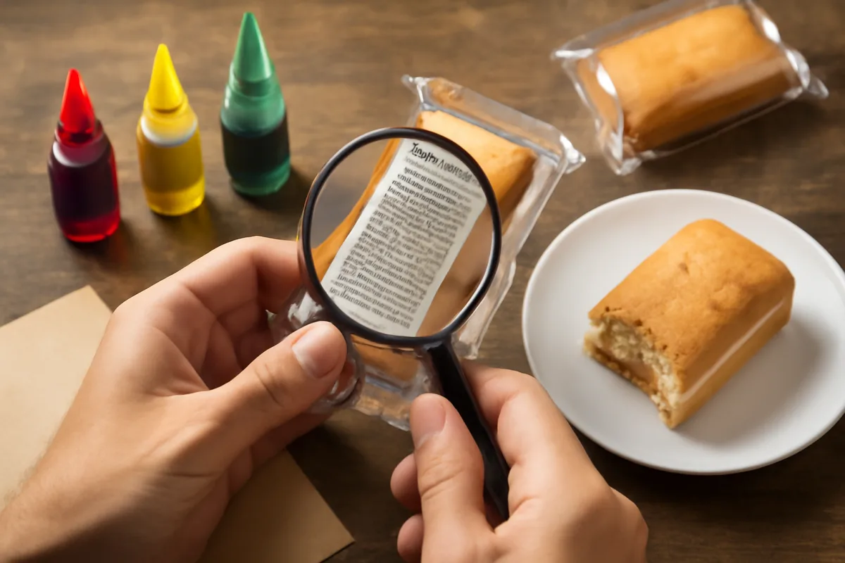 Coloranti alimentari nelle merendine: come distinguerli alla prima lettura