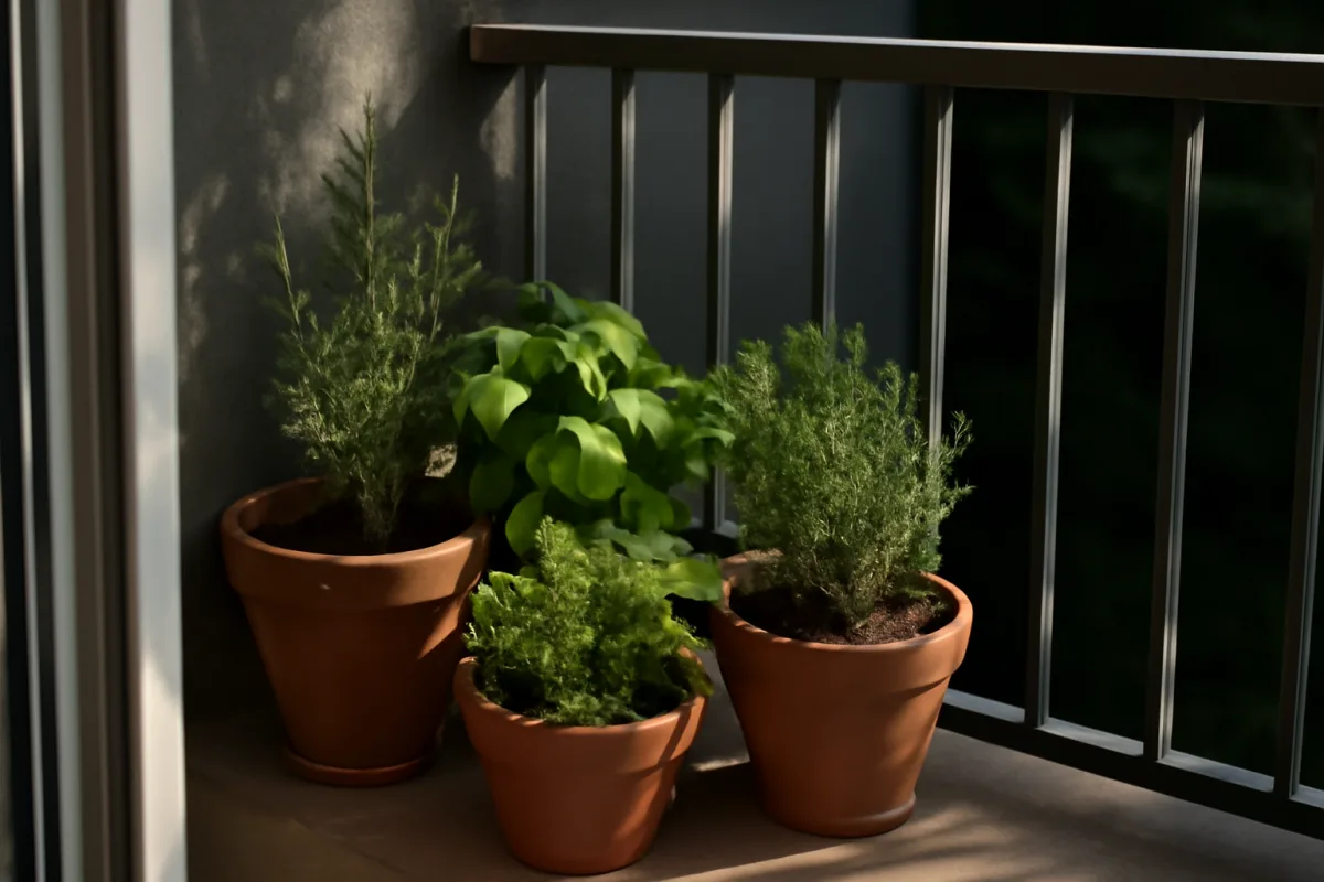 Piante aromatiche sul balcone nord: quali reggono davvero all'ombra