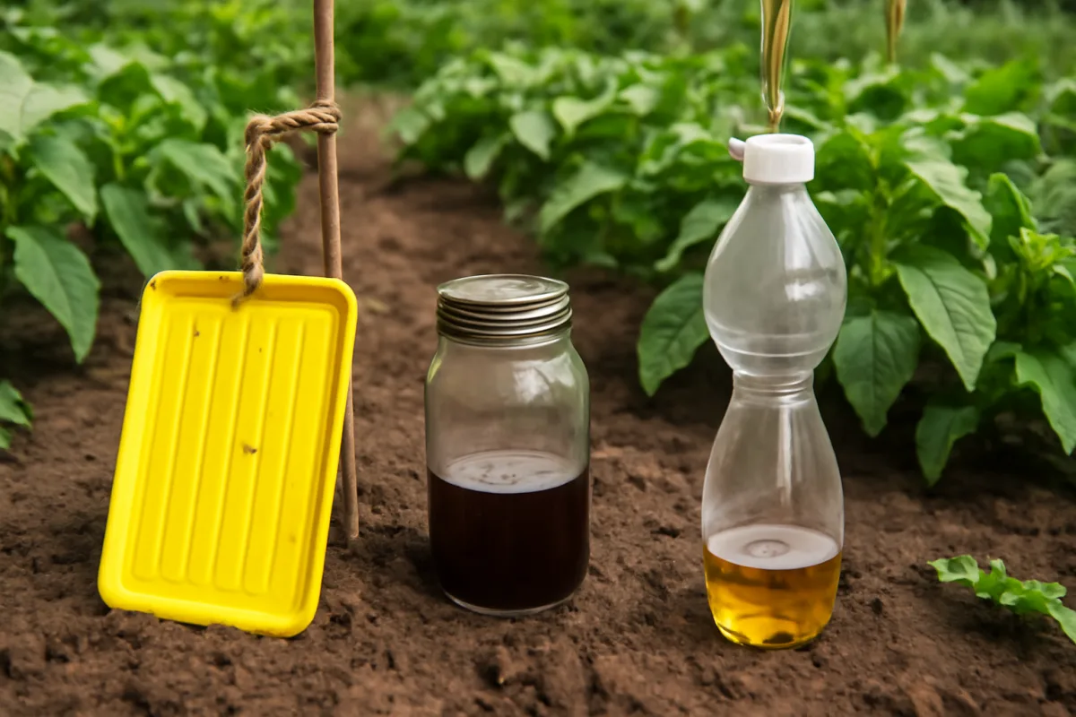 Trappole naturali per insetti nell'orto: quali costruire con materiali di recupero