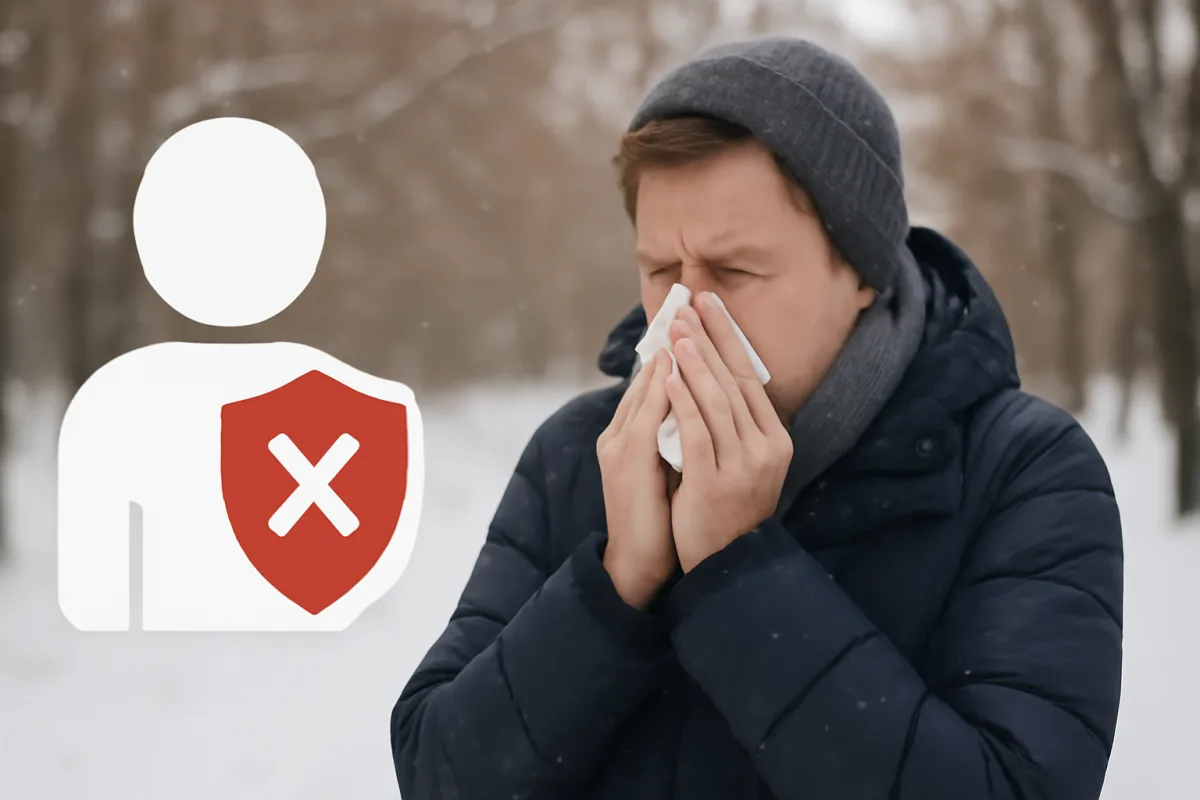 Sistema immunitario debole in inverno: i segnali che parlano chiaro