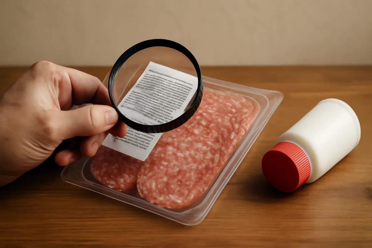 Conservanti nei salumi confezionati: il codice in etichetta che vale la pena capire