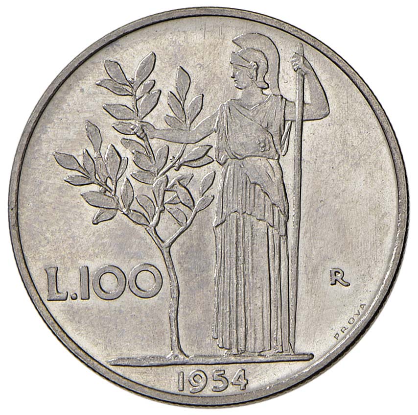 100 lire minerva