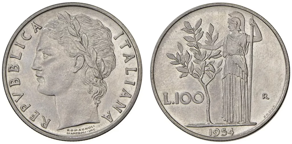 100 lire-1954
