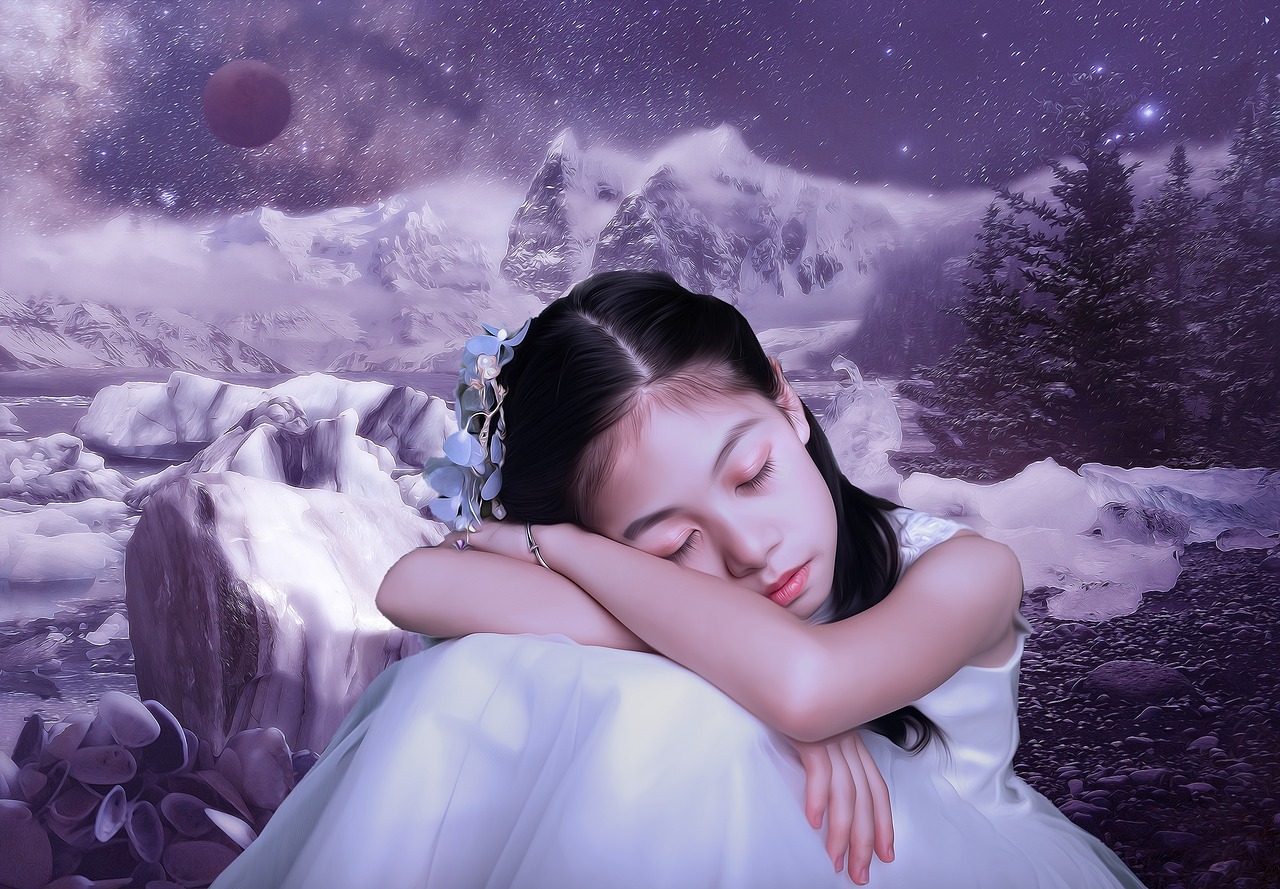 Frasi dolci per augurare buonanotte all'amore, con un cielo stellato sullo sfondo.